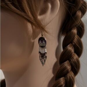 Vintage/Artisan Dangle Earrings Southwestern Style - Design